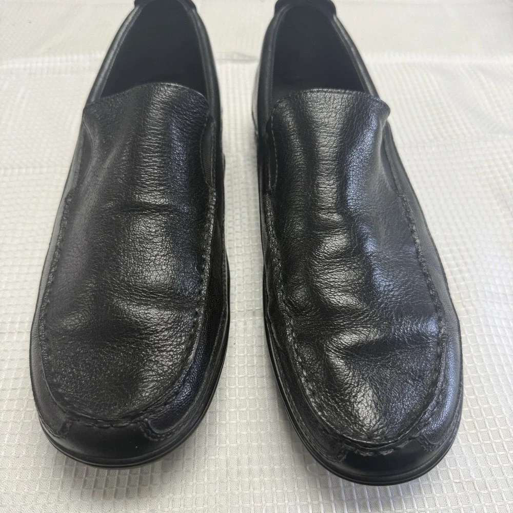 Cole Haan Mens Leather Slip On Loafers Driving‎ Black Comfort Casual Shoes 10M